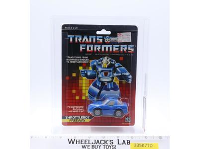 Freeway AFA GRADED 80+ 80/85/90 G1 Transformers 1987 Hasbro NEW SEALED