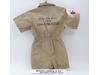 Ghostbusters Zippered Jumpsuit Khaki Columbia Pictures 1988 Youth Size 6