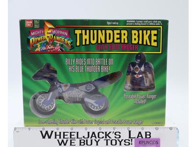 Thunder Bike W/ Blue Ranger Complete Power Rangers 1994 Bandai Action Figure