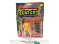 April O'Neil 10-Back Blue Stripes TMNT 1988 Playmates Action Figure NEW SEALED