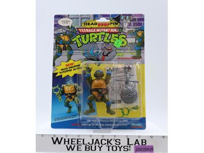 Head Droppin' Leo Teenage Mutant Ninja Turtles Ninja Power TMNT Playmates MOSC