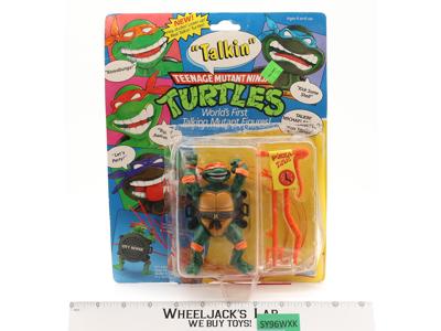 Talkin' Turtle Michaelangelo TMNT 1991 Playmates Vintage Action Figure NEW MOC