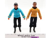 Captain Kirk Mr. Spock Star Trek 1974 Mego Vintage 8" Vintage Action Figures