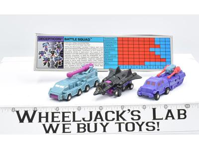 Battle Squad Micromaster~100% Complete 1990 G1 Transformers Action Figure W TECH