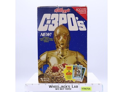 C-3PO's Cereal Star Wars 1984 Kellogg's Vintage EMPTY BOX