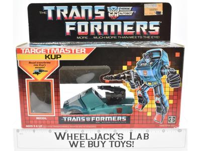 Kup Targetmaster NEAR MINT FIGURE MIB 100% Complete 1987 Vintage G1 Transformers