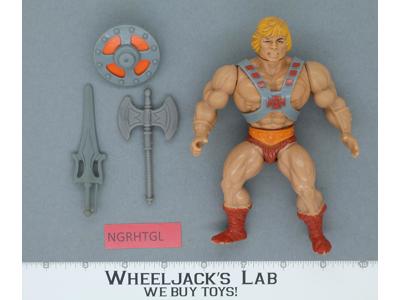 He-Man 100% Complete Masters of the Universe MOTU 1982 Mattel Vintage Figure