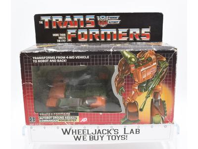 Roadbuster MIB 100% Complete B 1985 Vintage Hasbro Action Figure G1 Transformers