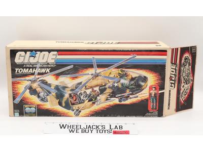 Tomahawk & Lift-Ticket W/ Box GI Joe 1986 Hasbro Vintage Action Figure Vehicle