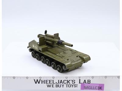 DINKY Toys #654 155mm Mobile Gun Tank 1970s Diecast Vintage Meccano England