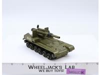 DINKY Toys #654 155mm Mobile Gun Tank 1970s Diecast Vintage Meccano England
