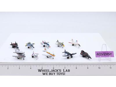 Lot of 10 Jets/Airplanes/Planes 1988-89 Vintage Galoob Micro Machines