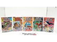 GI Joe Special Missions Comic Books # 1-5 Marvel Comics Vintage