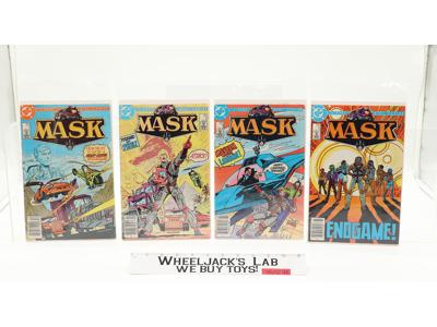 MASK 4 Part Mini Series Complete Set #'s 1 - 4 1985 DC Comics Vintage