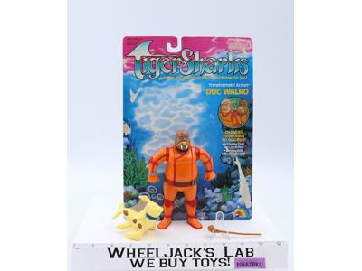 Doc Walro W/Gup Tiger Sharks 100% Complete W/CARD LJN 1987 Vintage Figure