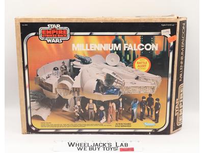 Millennium Falcon WORKS 100% Complete W/Box Star Wars 1979 Kenner Vehicle