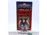 Prince Adam 12-Back Masters of the Universe MOTU 1983 Mattel Figure NEW SEALED