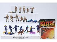 Lot of 22 Green Berets, Underwater Soldiers GUTS! 1986 Mattel Military Vintage