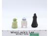 Lot of 3 Star Wars ROTJ 1983 Vintage Rubber Erasers Yoda R2-D2 Darth Vader