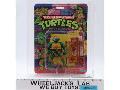 Michaelangelo BEADED NUN-CHUCKS Soft Head Fan Club Flyer CAS GRADED 85 TMNT