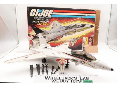 XP-14F Combat Jet Skystriker W/ Ace GI Joe 1983 Hasbro Action Figure Vehicle