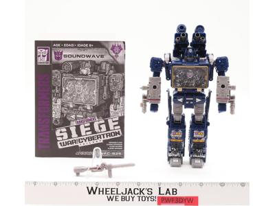 Soundwav100% Complete Transformers Siege WFC 2018 Hasbro Action Figure