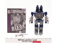 Soundwav100% Complete Transformers Siege WFC 2018 Hasbro Action Figure