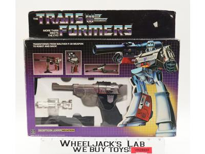 Megatron 100% Complete W/BOX & INSERT G1 Transformers 1984 Vintage Figure NM