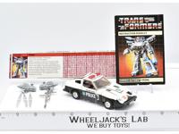 Prowl ~ 100% Complete 1985 Vintage Hasbro G1 Transformers Action Figure W PAPERS
