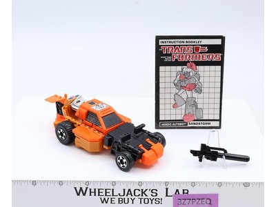 Triple Changer Sandstorm 100% Complete 1986 G1 Transformers Vintage Figure