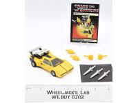 Sunstreaker ~ 100% Complete 1984 Pre-Rub Hasbro G1 Transformers WITH MANUAL