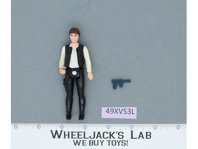 Han Solo BIG HEAD 100% Complete Star Wars 1977 Kenner Action Figure NO REPRO