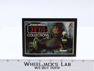 Jabba the Hutt 79-Figure Mini Toy Catalog ORIGINAL Star Wars ROTJ 1984 Kenner