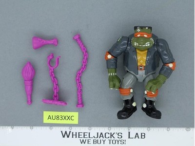Mike as Frankenstein GLOWS 100% Complete Universal Studios Monsters TMNT 1993