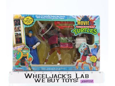Movie lll Samurai Rebel War Horse W/Rebel Soldier TMNT 1992 Playmates NEW SEALED