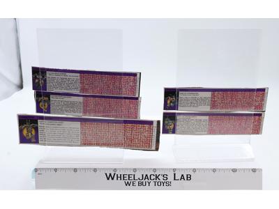 Bruticus Lot of 5 Action Figure Tech Specs 1985 Vintage Hasbro G1 Transformers