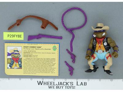 Crazy Cowboy Don 100% Complete Teenage Mutant Ninja Turtle TMNT 1992 Playmates
