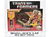 Chromedome Headmaster NICE BOX NEAR MINT FIGURE 1987 Vintage G1 Transformers