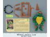 Michaelangelo SOFT HEAD Complete Teenage Mutant Ninja Turtles 1988 Playmates