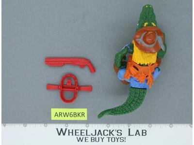 Leatherhead 100% Complete Teenage Mutant Ninja Turtles TMNT Playmates 1989