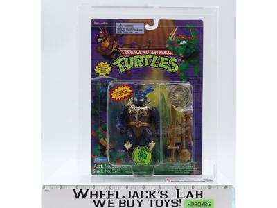 Warrior Winged Leonardo CAS GRADED 80+ 80/85/85 TMNT 1995 Playmates NEW SEALED