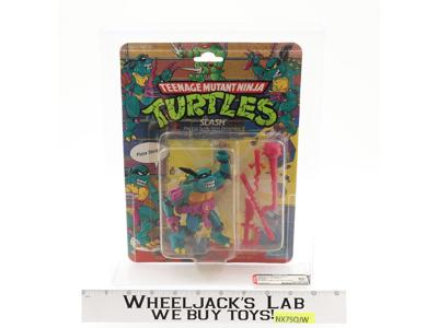 Slash Purple Belt W/ Yellow S AFA GRADED 80 80/85/85 27-Back TMNT 1990 Playmates