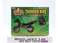 Thunder Bike W/ Black Ranger Complete MMPR Power Rangers 1994 Bandai Vehicle