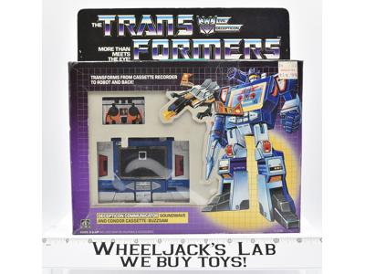 Soundwave MIB 100% Complete Vintage Hasbro G1 Transformers Action Figure
