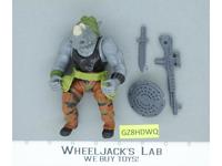 Rocksteady SOFT HEAD 100% Complete Teenage Mutant Ninja Turtles 1988 Playmates