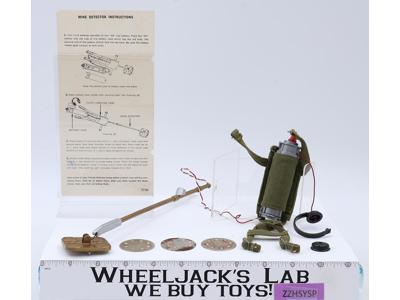 Demolition Mine Detector Marine Complete GI Joe Hasbro 1966 12" Accessories