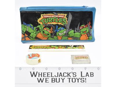 School Pencil Case #1 TMNT Teenage Mutant Ninja Turtles Mirage Studios 1989