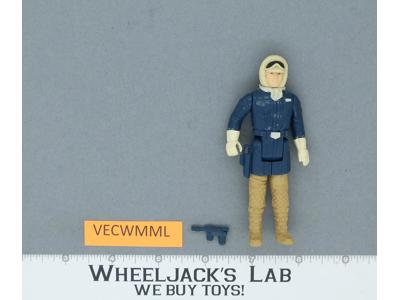 Han Solo Hoth 100% Complete NO COO Star Wars ESB 1980 Kenner Figure NO REPRO