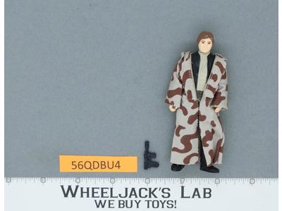Han Solo Trench Coat 100% Complete Star Wars ROTJ 1983 Vintage Kenner NO REPRO