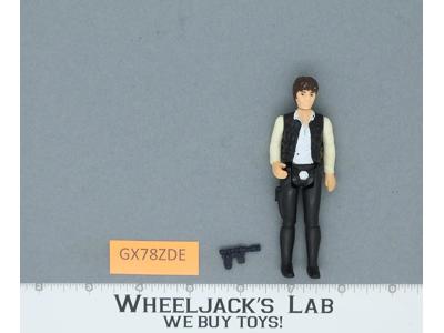 Han Solo BIG HEAD 100% Complete NO COO Star Wars 1977 Kenner Figure NO REPRO